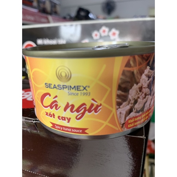 Cá ngừ sốt cay thơm ngon bổ dưỡng hộp 185g