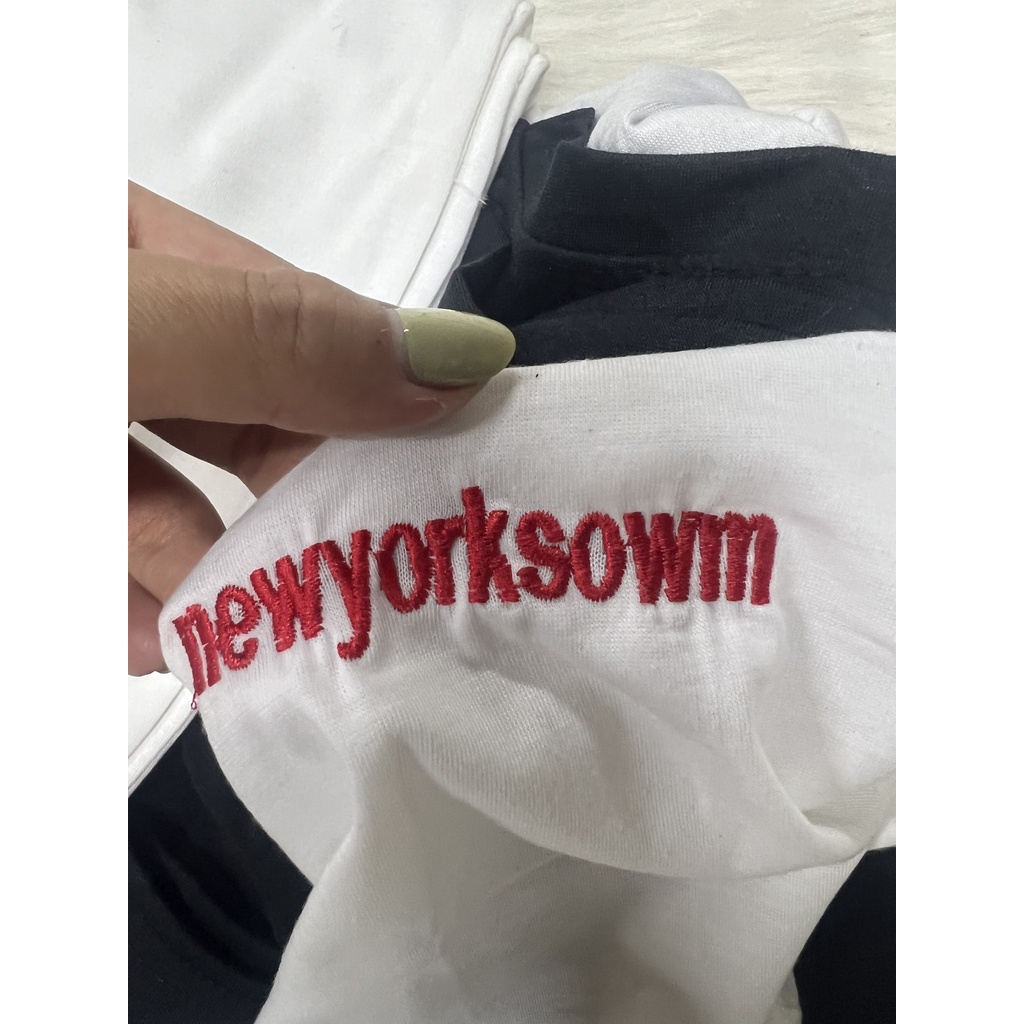 Set áo crt 2 món thêu groundbreaking 1974 nữ - Bộ áo croptop tay lỡ mix áo dáng cộc 2 màu ĐEN | TRẮNG ulzzang