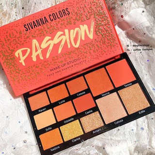 Bảng phấn mắt Sivanna PASSION 13 Ô