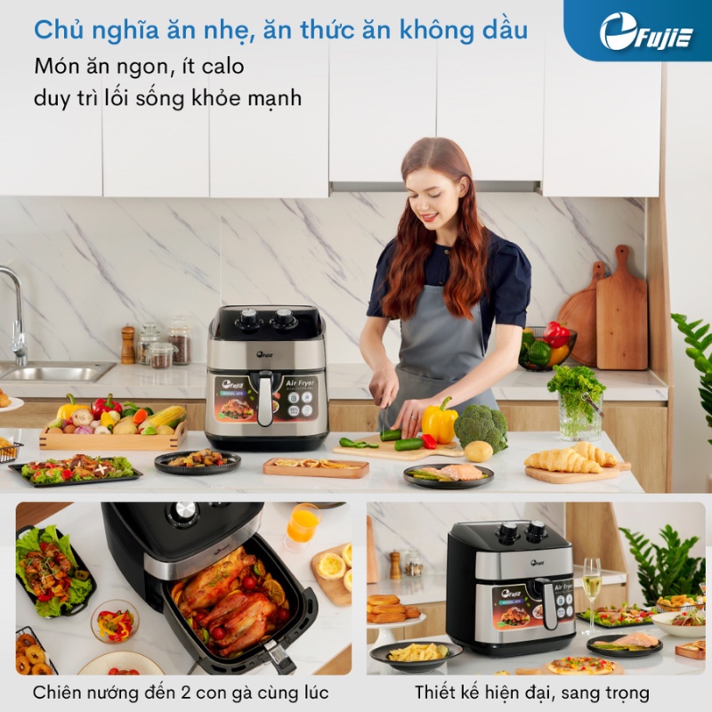 Nồi chiên không dầu FujiE AF9 dung tích 9,2L