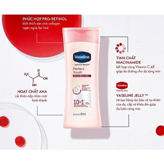 Sữa dưỡng thể Vaseline Perfect 10 trong 1 200ml