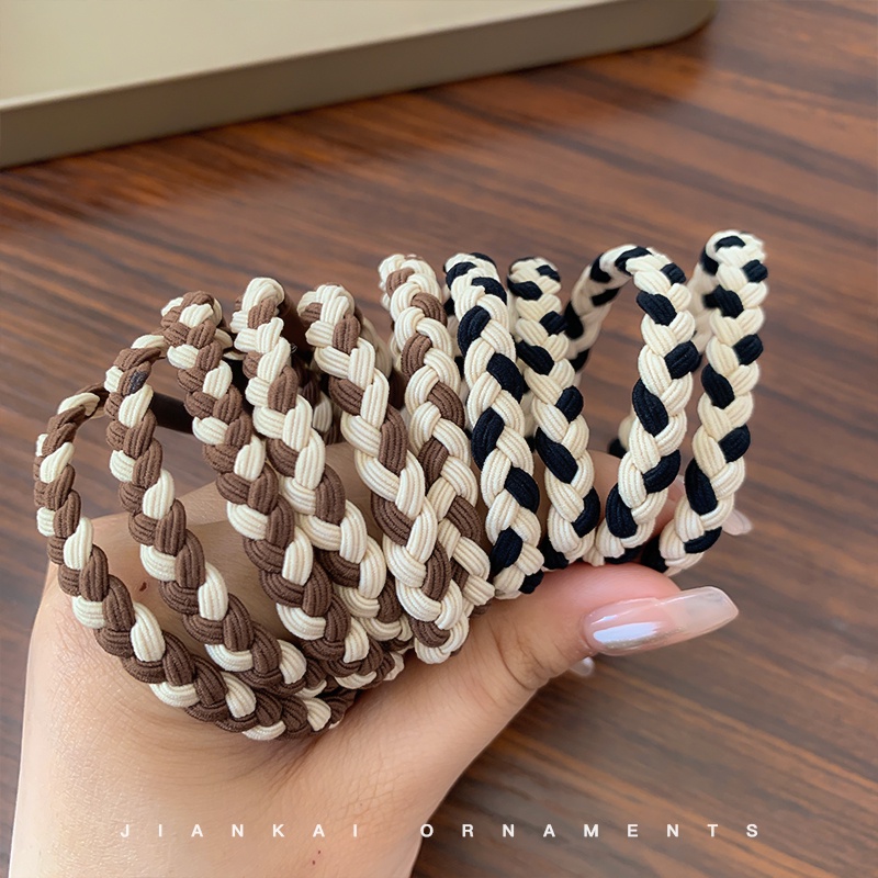 Set 5 Dây Buộc Tóc Cao Su Co Giãn Phong Cách Mới
