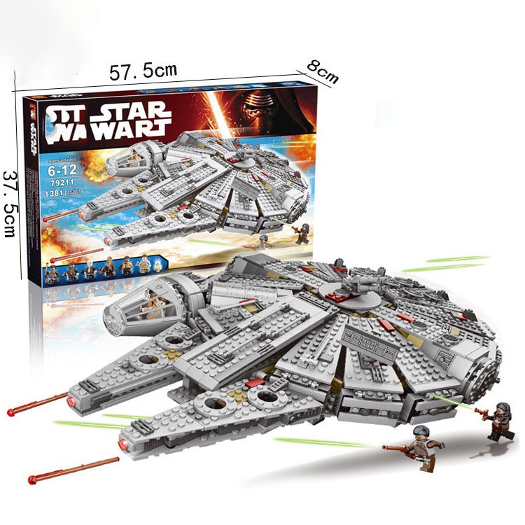 [1381 CHI TIẾT] BỘ ĐỒ CHƠI XẾP HÌNH LEGO TÀU STARWAR CHIẾN TRANH GIỮA CÁC VÌ SAO