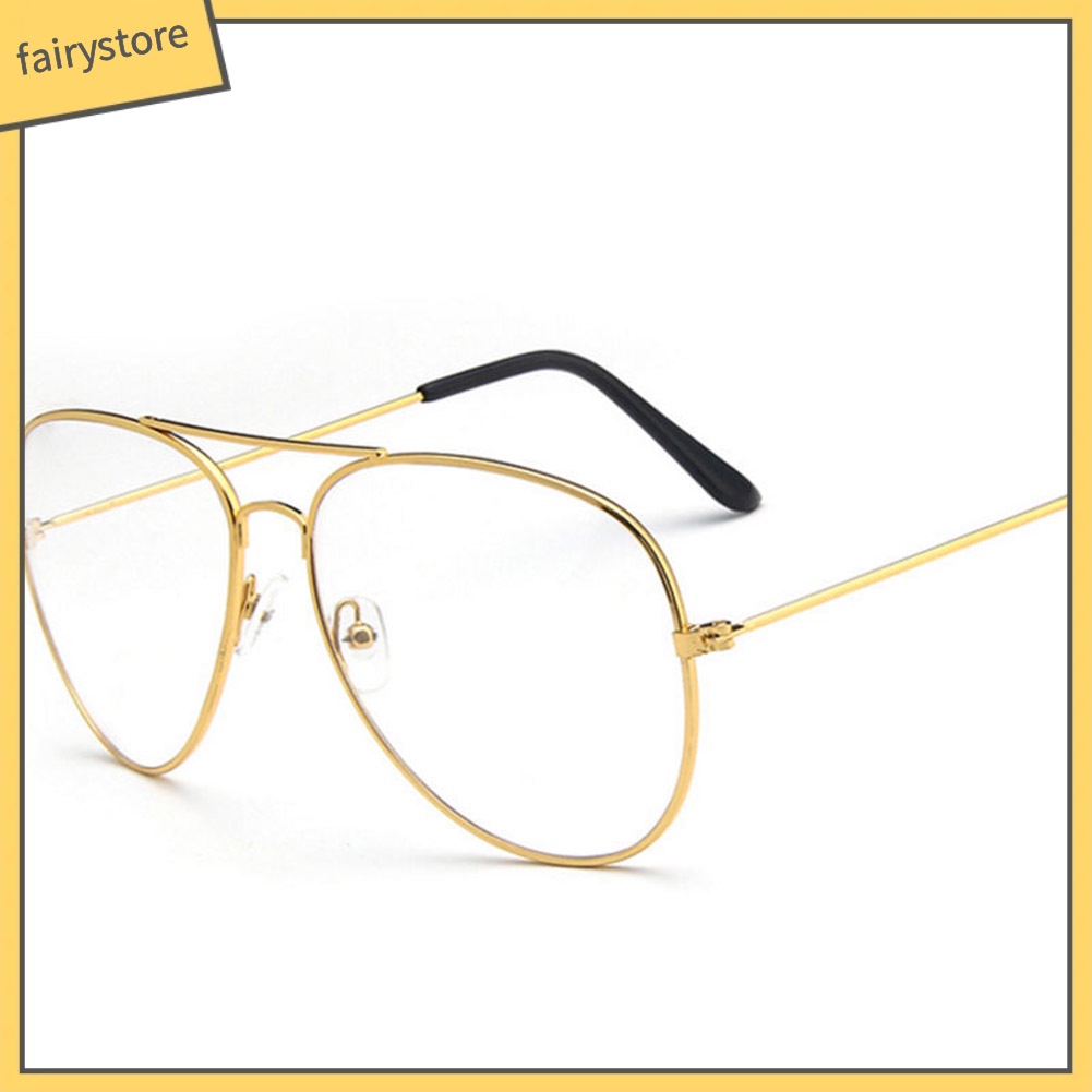 Mắt Kính Gọng Kim Loại Phong Cách Retro