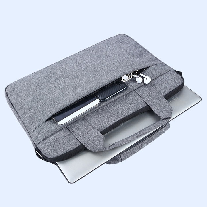 Túi chống sốc cao cấp Qinnxer có túi phụ cho MacBook, laptop Oz05