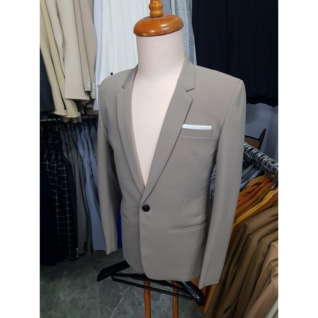 Áo vest nam form ôm body màu xám lợt chất vải dày mịn co giãn