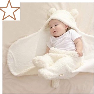 [CHĂN Ủ SIÊU PHẨM] Ủ gấu lông cừu hàng cao cấp cho bé sơ sinh - nhiều màu