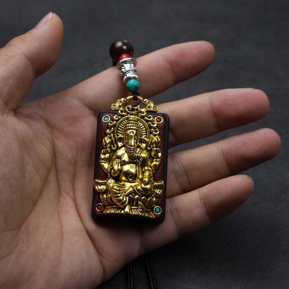 Preston Dây Chuyền Mặt Hình Tượng Phật Bà Quan Âm Phong Cách Nepal Punk Dành Cho Cặp Đôi