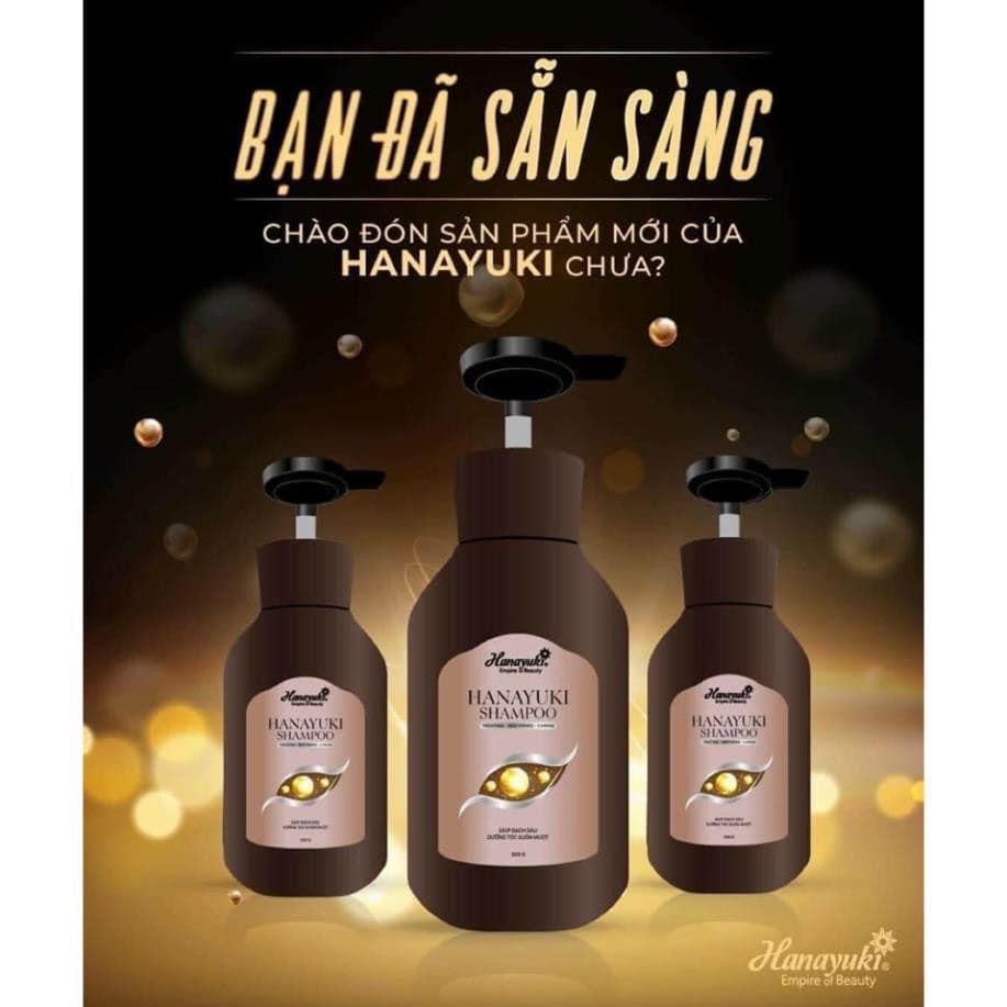 Dầu Gội Hanayuki Shampoo Dưỡng Tóc Suông Mượt