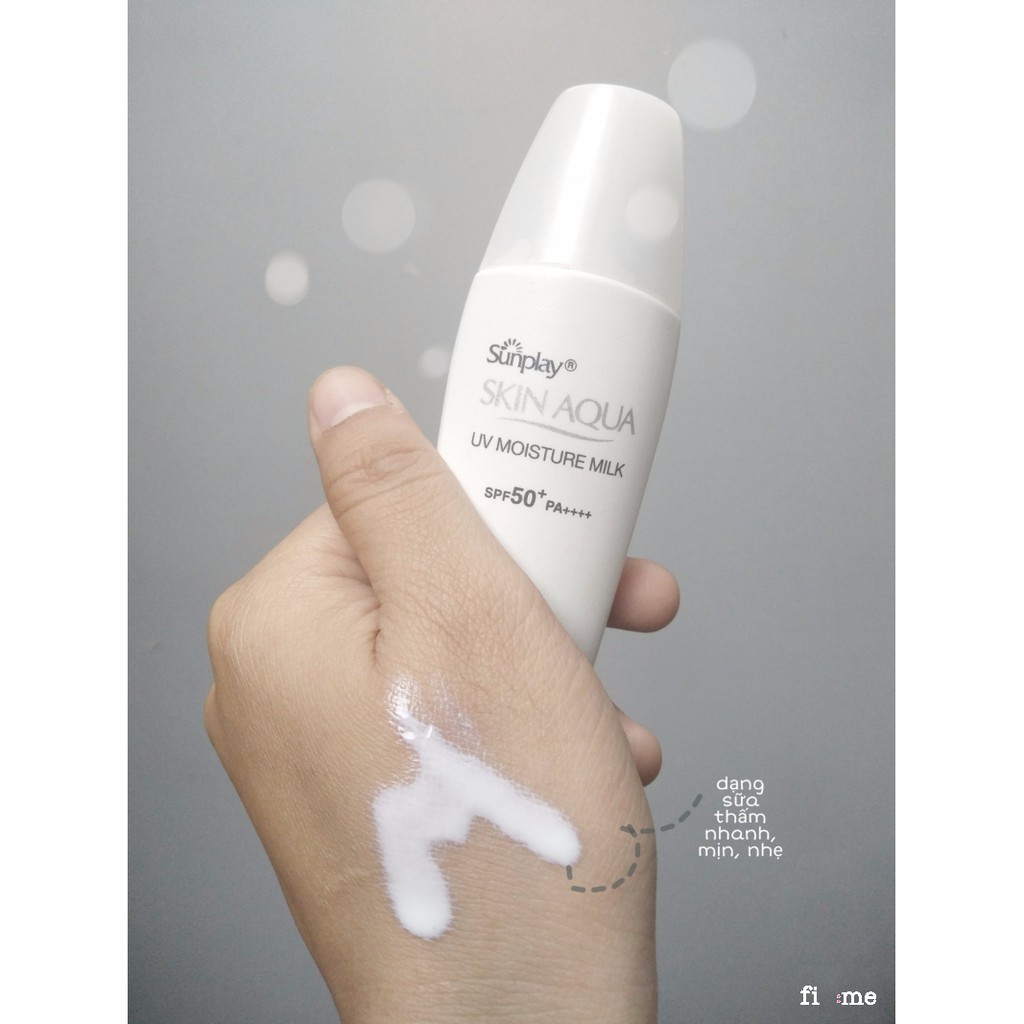 Sữa chống nắng dưỡng da ẩm mịn Sunplay Skin Aqua UV Moisture Milk SPF50+, PA++++ 30g