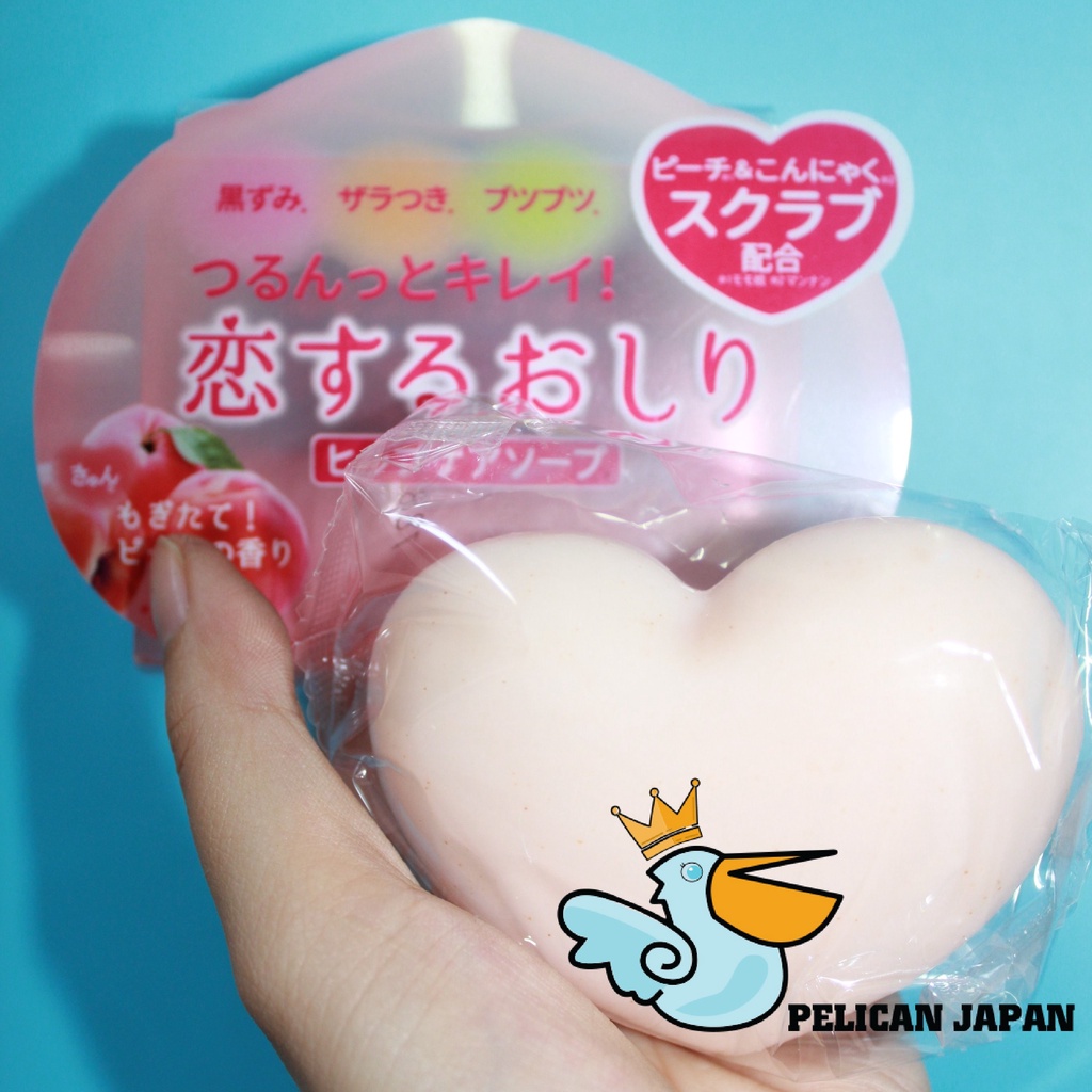 XÀ PHÒNG MỜ THÂM MÔNG TRÁI ĐÀO PELICAN 80G