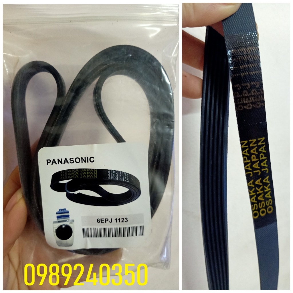 Dây curoa máy giặt Panasonic, National 6EPJ 1123 loại tốt