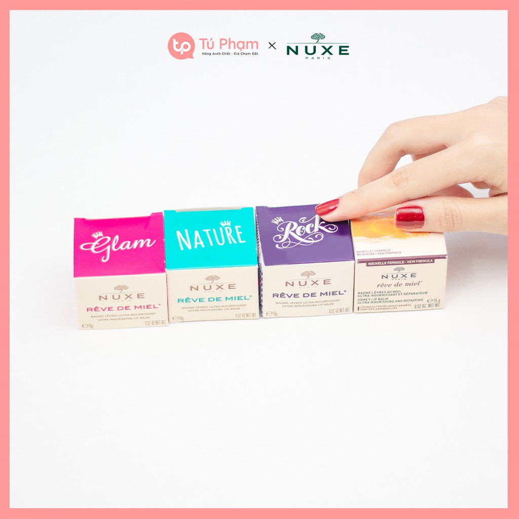 Hũ Dưỡng Môi Nuxe Reve de Miel Lip Balm 15g