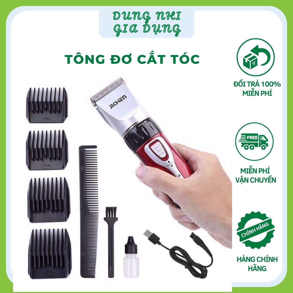 Tông đơ cắt tóc JLCHEN Máy Cắt Tóc Sạc Điện SIêu Tiết kiệm điện năng