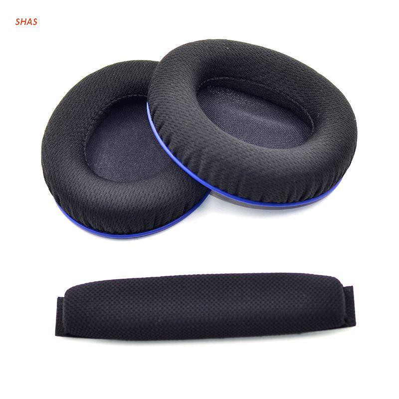 2 Đệm tai nghe/ 1 Tựa đầu thay thế cho K-Ingston Hyperx Cloud Stinger không dây