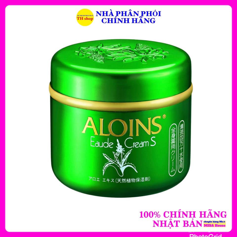 Kem dưỡng trắng da lô hội Aloins Eaude Cream S Nhật Bản 185g Dưỡng Da Cấp Ẩm hàng đầu Nhật Bản