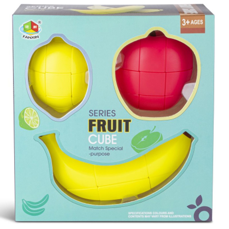Rubik hình quả táo FanXin Apple Cube rubik hoa quả Rubik 3x3 biến thể cao cấp