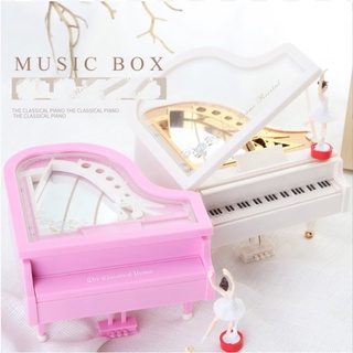 Hộp phát nhạc PIANO với vũ công múa bale - quà tặng độc đáo