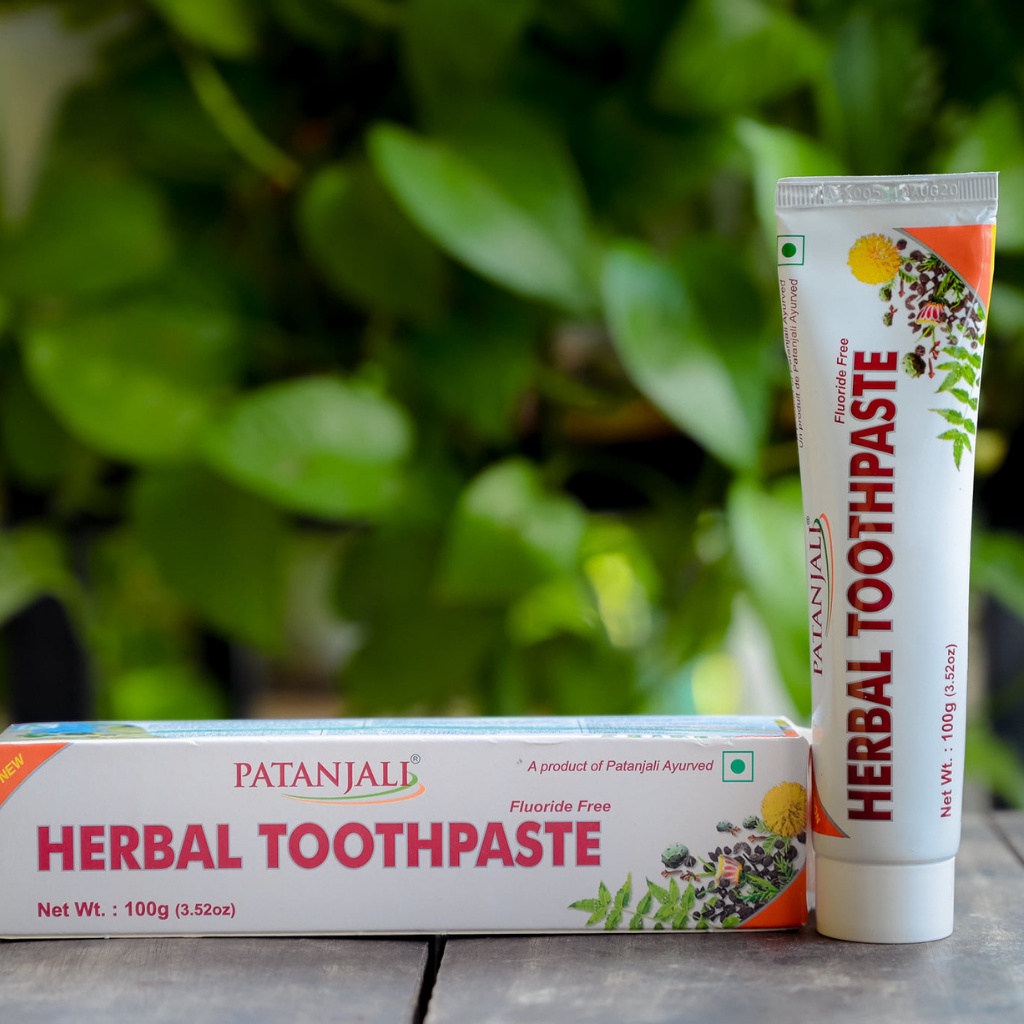 Kem đánh răng thảo dược Ấn Độ - PATANJALI Herbal toothpaste Cream 100g