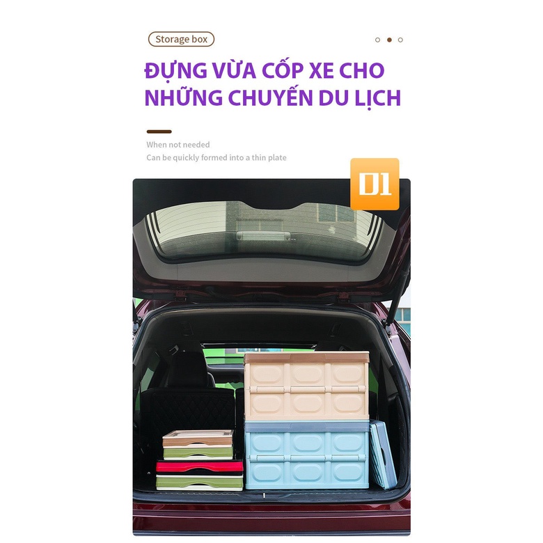 Thùng Đựng Đồ Ô Tô - Thùng Đựng Đồ Gấp Gọn Đa Năng Dùng Cho Ô Tô Và Gia Đình Có Thể Gấp Gọn Tiện Dụng