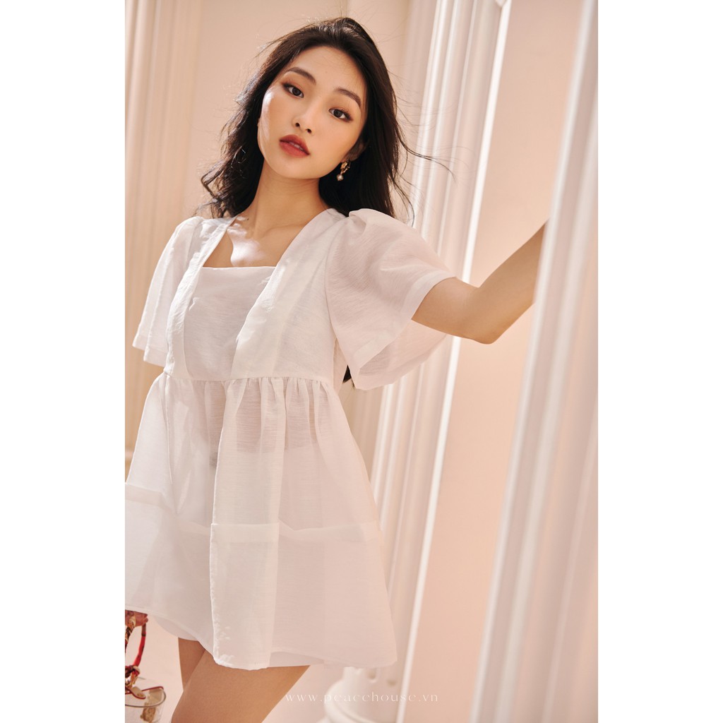 [Mã WASKT304 giảm 15% tối đa 30K đơn 99K] Áo tơ baby doll , Peace House Clothing