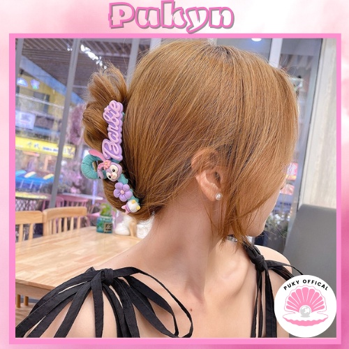 Kẹp tóc gấu thỏ diy càng cua nữ hàn quốc nơ cute kẹp mái cho bé GTBT Pukyn