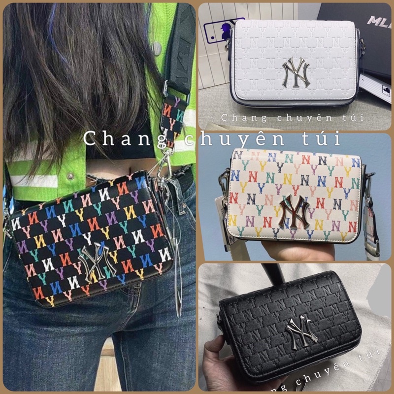 Túi đeo chéo ny monogram unisex cá tính hàng đẹp đủ màu