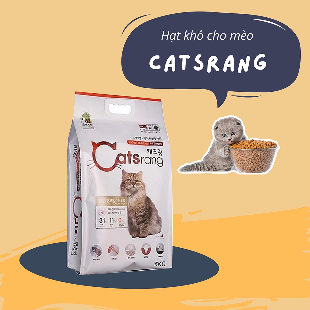 Thức Ăn Hạt Cho Mèo Hạt Catsrang Mèo Mọi Lứa Tuổi