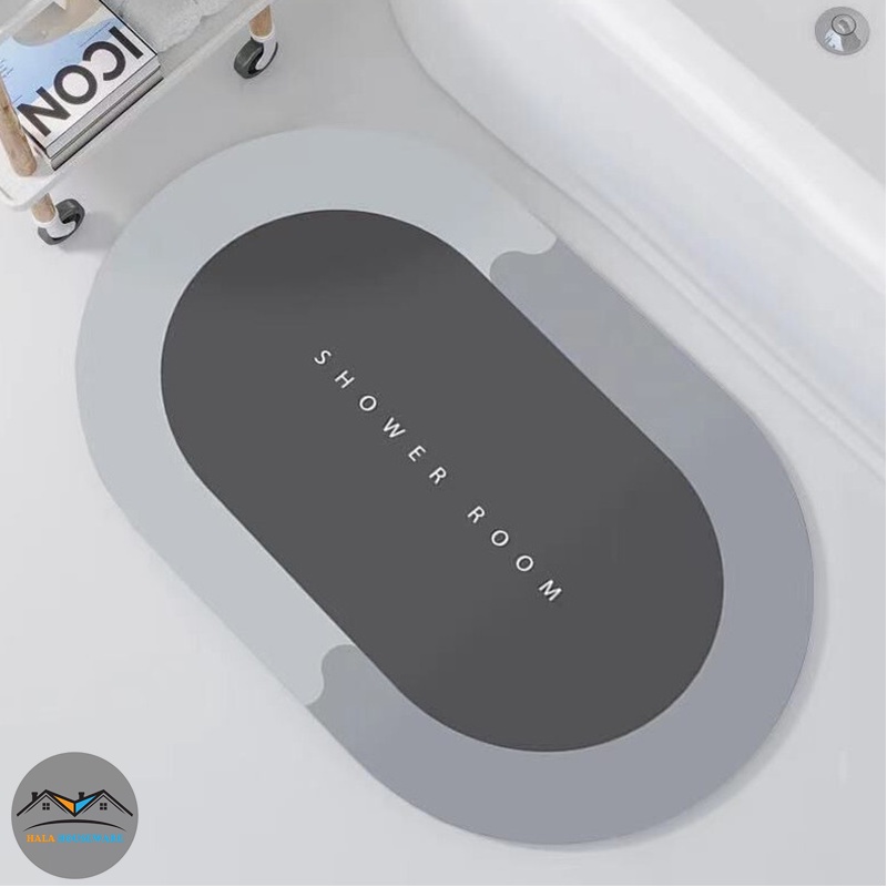 Thảm Lau Chân Siêu Mềm Siêu Dày Êm Ái, Siêu Thấm Nước Chất Liệu Chống Trượt