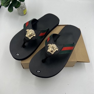 Dép quai kẹp nam đế đen và trắng F65 xanh dương ( sandal đồng nai )