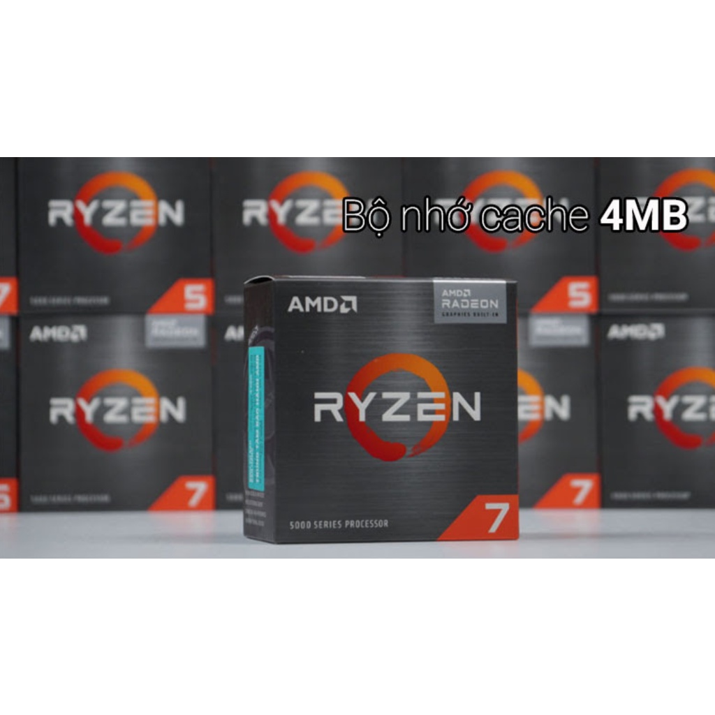 CPU AMD Ryzen 7 5700G (8C/16T, 3.8 GHz - 4.6 GHz, 4MB) - AM4 | BigBuy360 - bigbuy360.vn