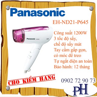 Máy sấy tóc panasonic eh-nd21-p645
