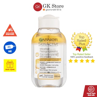 Tẩy Trang Dạng Dầu Dành Cho Da Trang Điểm Nhẹ 100ml - Garnier Skin Active Biphase Micellaire Tout En 1