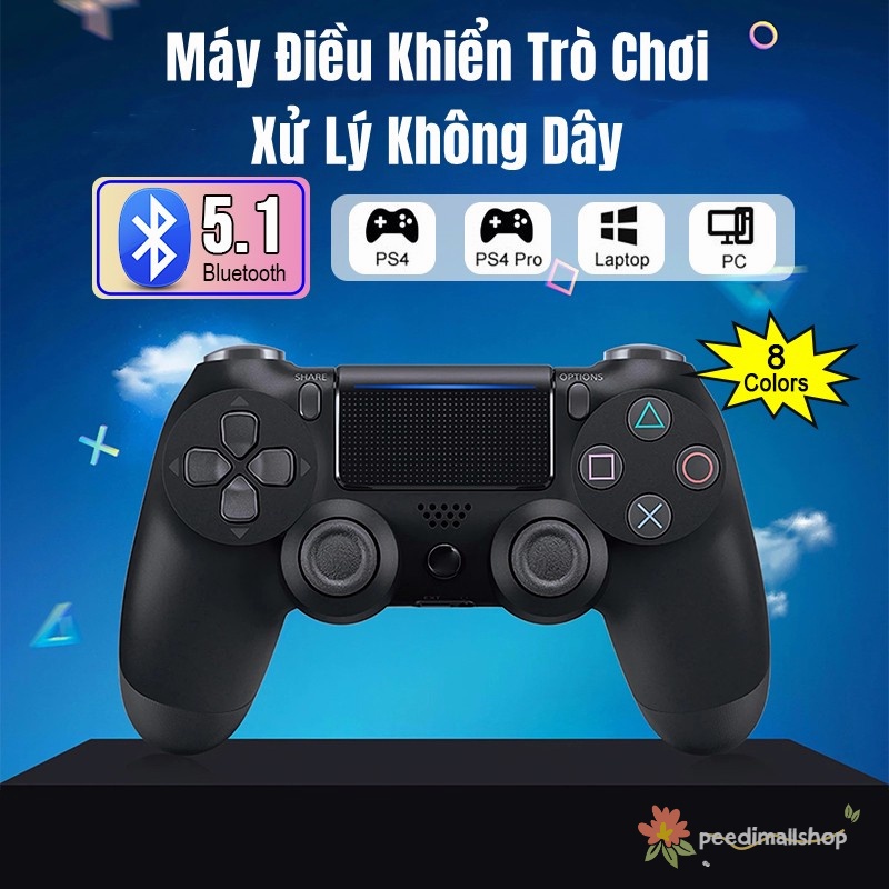 Tay Cầm ps4 Chính Hãng Tay Cầm Chơi Game Không Dây Bluetooth Cho Điện Thoại Android /PC / Laptop / TV Android / TV