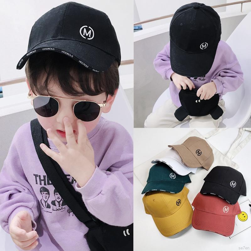 Nón lưỡi trai họa tiết chữ cho bé 1-2 tuổi