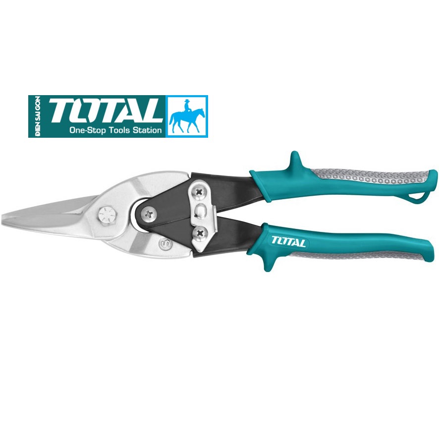 Total Kéo cắt tôn tole mũi thẳng 10inch 250mm Aviation Snip THT522106