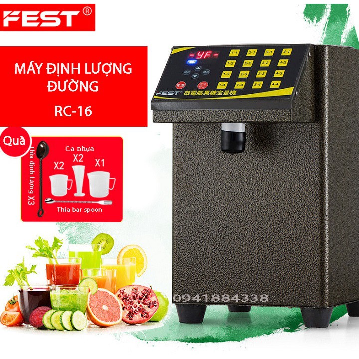 Máy Định Lượng Đường RC16 Thương Hiệu FEST(Kèm quà)