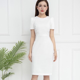 [Đầm xuất khẩu] dáng ôm co giãn