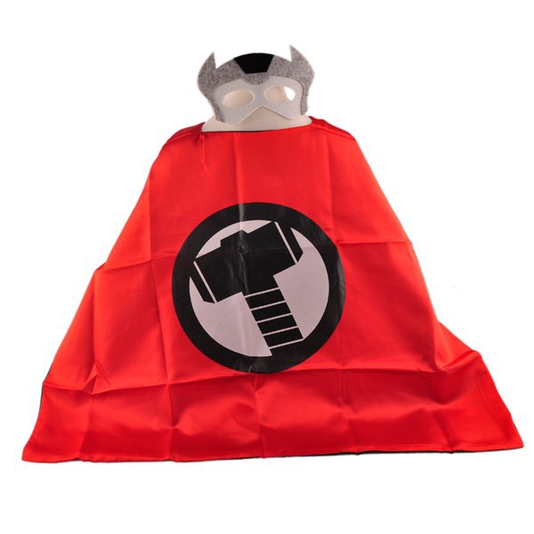 Trang phục trẻ em siêu nhân Người nhện Batman Superman Cape + Mặt nạ Cosplay Boy Quần áoMón quà Vpq6