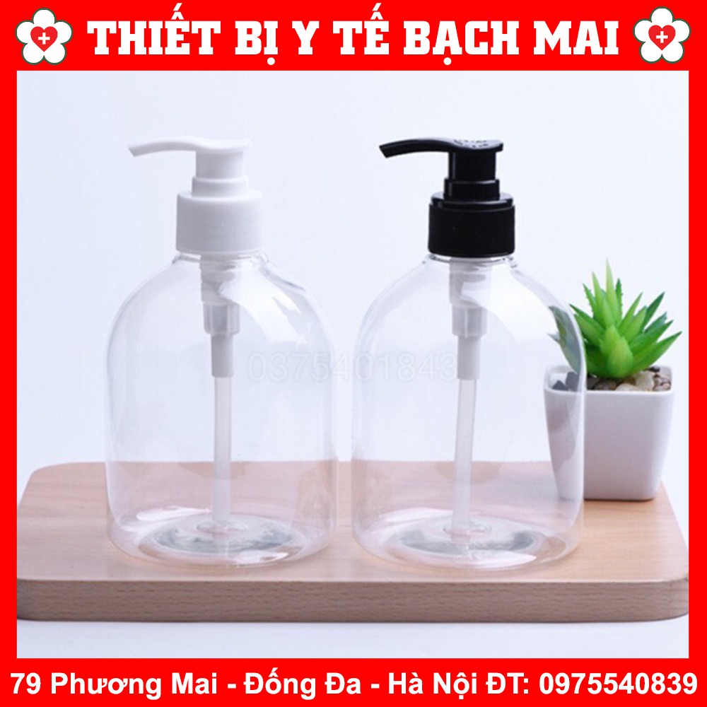 Chai Vòi Nhấn Đựng Sữa Tắm, Dầu Gội - 500ml