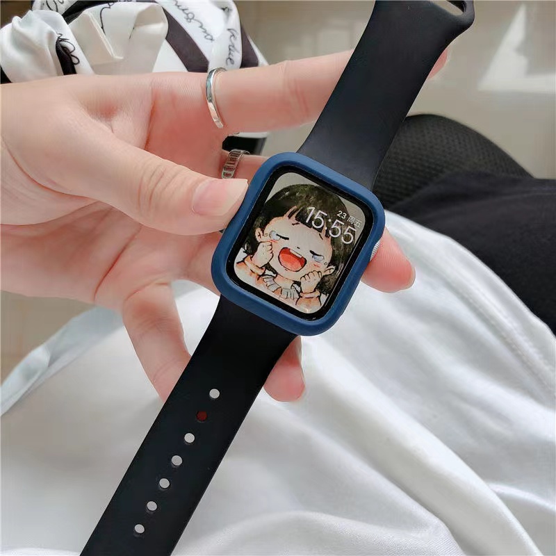 Dây Đeo Đồng Hồ Apple Watch 49mm 45MM 41MM 40MM 44MM 42MM 38MM 8 7 6 5 / 4 / 3 SE Bằng Silicon Đàn Hồi Tốt 2022