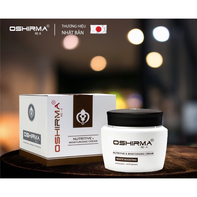 Kem dưỡng ẩm&phục hồi da mẫn cảm Oshirma Re X 18gr