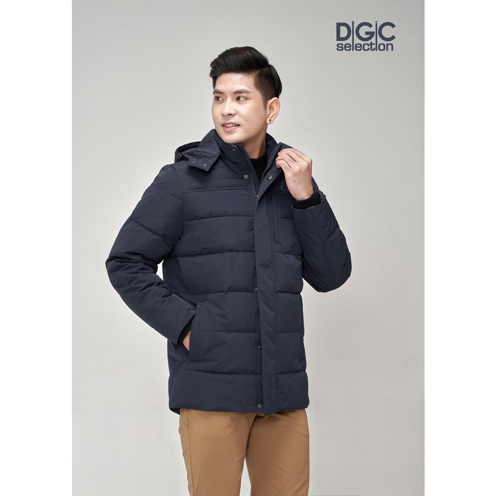 Áo khoác phao nam chống thấm nước DGCs 3 lớp thiết kế chần ngang vải Polyester WAJK2010M