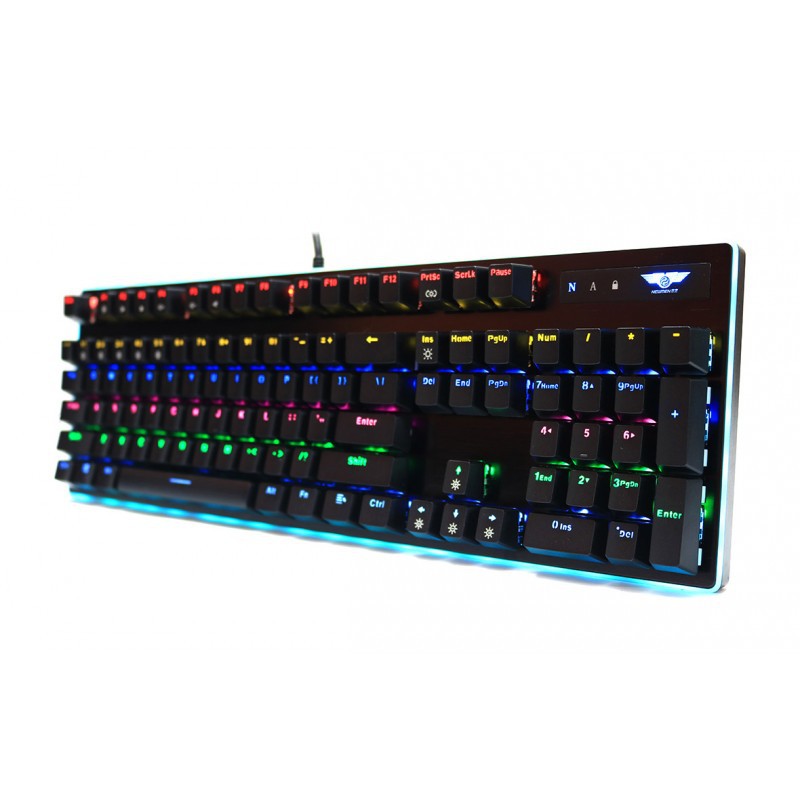 Bàn phím quang Cơ Newmen GM550 Led Rực rỡ RGB đa sắc 16.8 triệu mầu - Chính Hãng