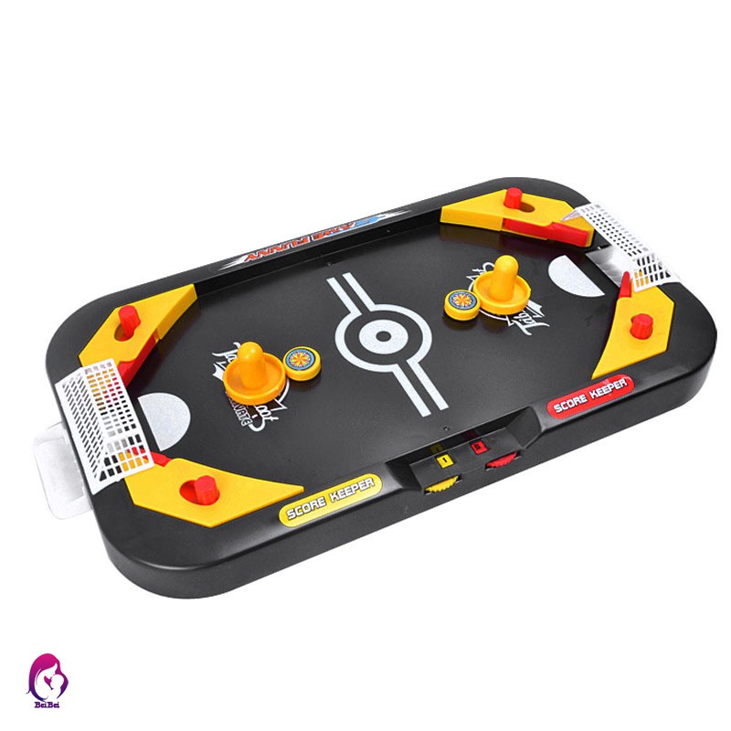 ♦♦ 2 In 1 Mini Hockey Soccer Game Arcade Style Ice Hockey Table Play Family Interactive Sports Kids 