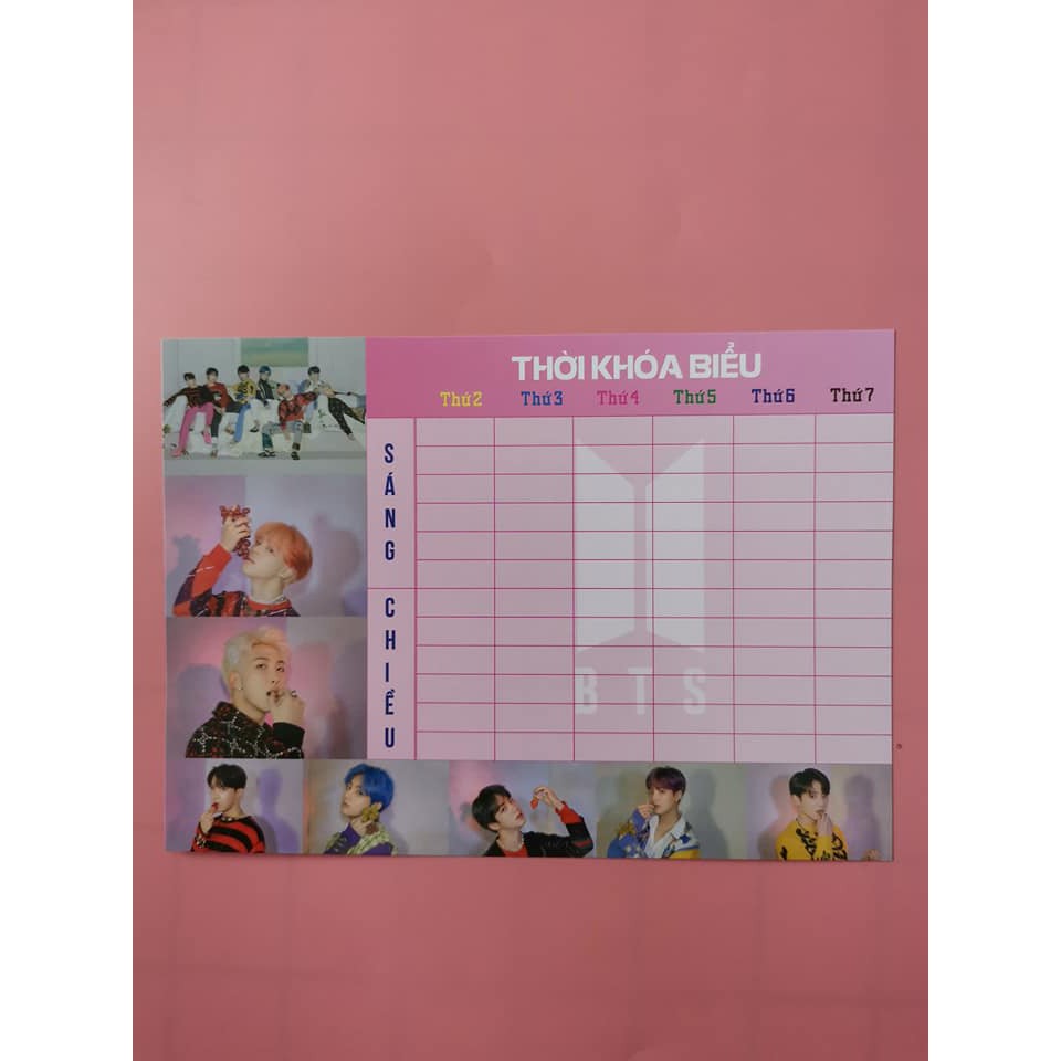 Thời Khoá Biểu BTS BT21 BLACKPINK