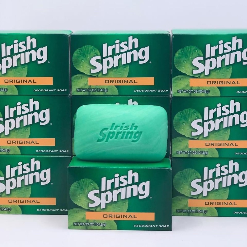 Irish Spring Original Deodorant Soap - xà phòng " huyền thoại "Của Mỹ 3 trong 1 ( Sát khuẩn - Tắm -Gội )