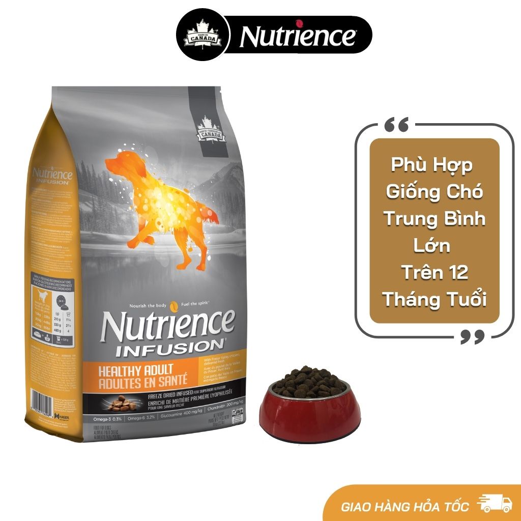 Thức Ăn Hạt Nutrience Infusion Cho Chó Giống Nhỏ | Thịt Gà, Rau Củ Quả, Trái Cây Tự Nhiên