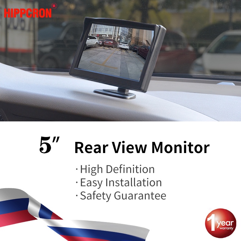 Màn Hình lcd Kỹ Thuật Số 5 inch 5 "hd 16: 9 800 * 480 Màn Hình 2 Chiều Có Giá Đỡ Để Bàn Cho dvd vcd