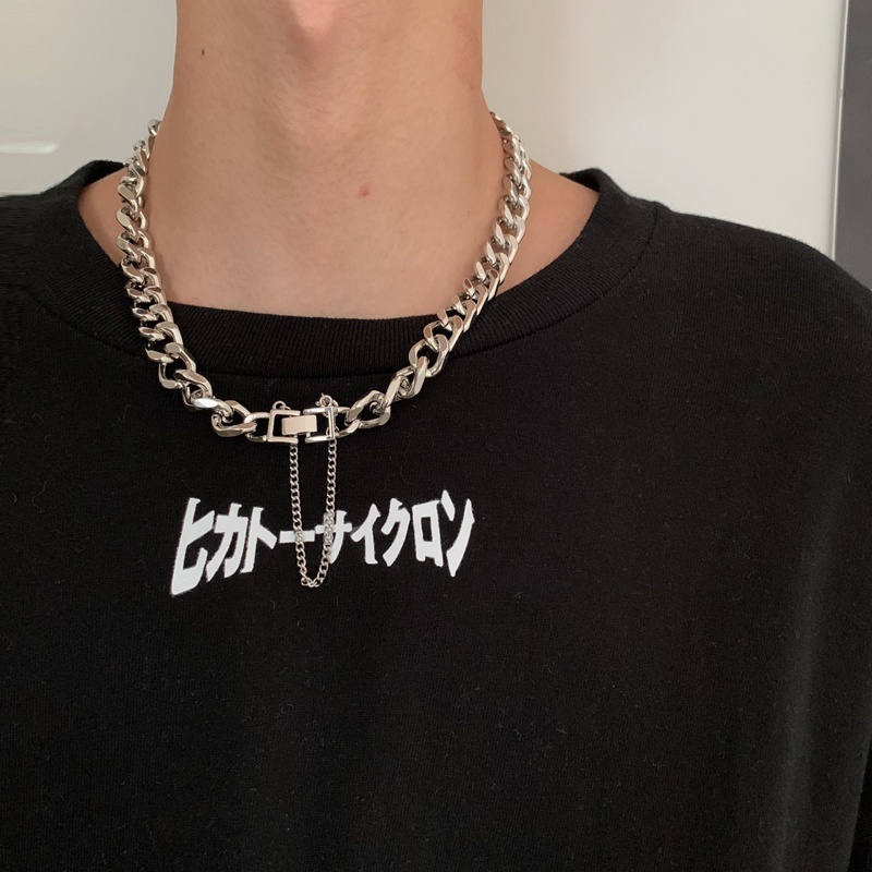 Dây chuyền kiểu sợi xích phong cách hip hop thời trang dành cho nam và nữ